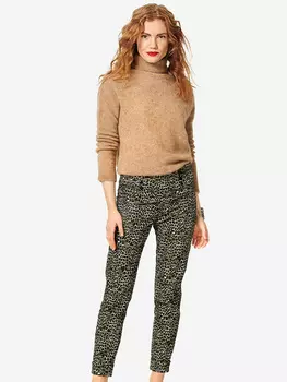 Выкройка: Узкие брюки на широкой кокетке