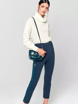 Выкройка: Узкие брюки с лампасами