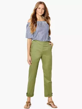 Выкройка: Узкие брюки с отворотами