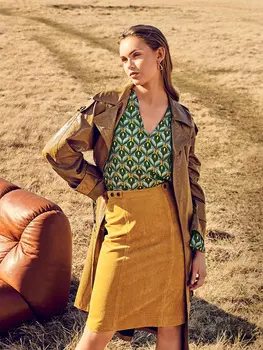 Выкройка: Вельветовая юбка