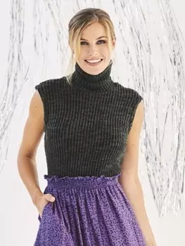 Выкройка: Водолазка без рукавов