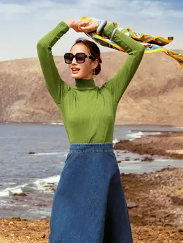 Выкройка: Водолазка приталенного силуэта