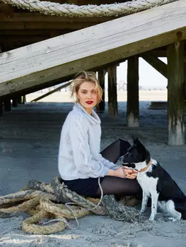 Выкройка: Вязаный пуловер