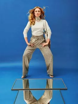 Выкройка: Выкройка брюк на широком эластичном поясе