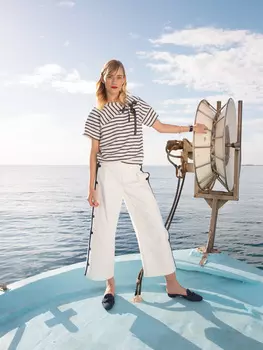 Выкройка: Выкройка широких брюк 7/8