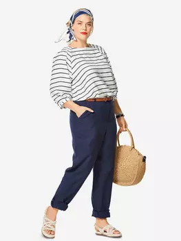 Выкройка: Зауженные брюки