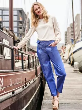 Выкройка: Зауженные книзу брюки