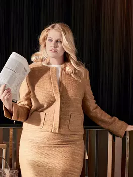 Выкройка: Жакет без воротника