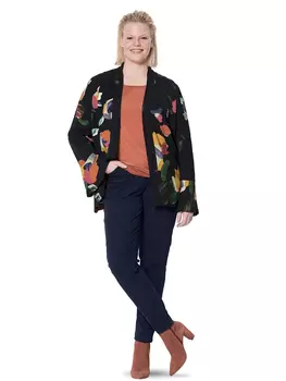 Выкройка: Жакет без застёжки