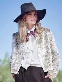 Выкройка: Жакет из искусственного меха