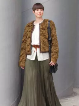 Выкройка: Жакет из искусственного меха