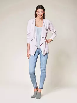 Выкройка: Жакет из искусственной замши