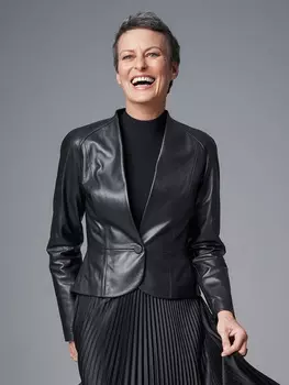 Выкройка: Жакет из натуральной кожи