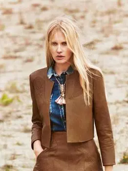 Выкройка: Жакет из натуральной кожи