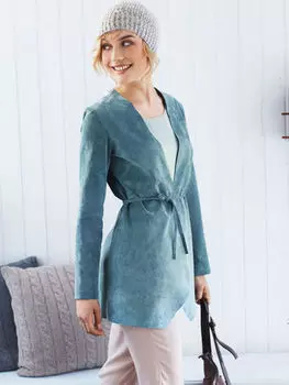 Выкройка: Жакет из натуральной замши