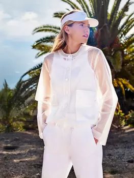 Выкройка: Жакет из прозрачной ткани