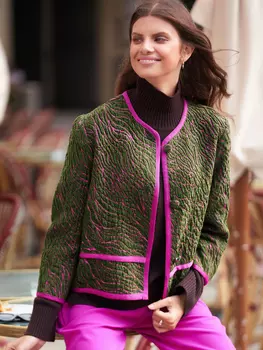 Выкройка: Жакет из жаккарда