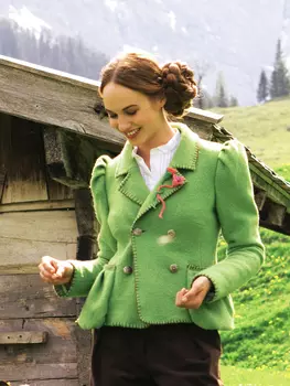 Выкройка: Жакет из лодена