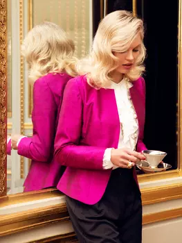 Выкройка: Жакет с баской