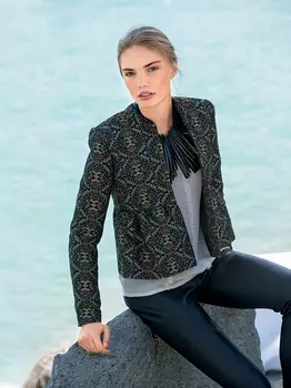 Выкройка: Жакет с баской