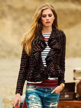 Выкройка: Жакет с баской