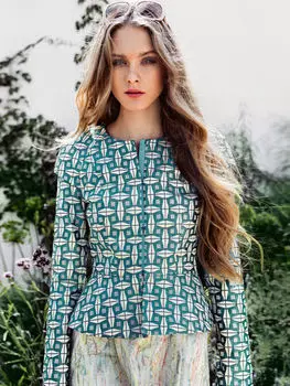 Выкройка: Жакет с баской