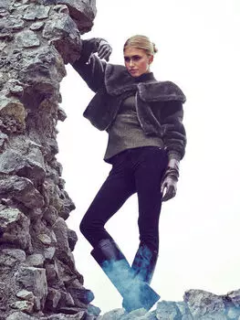 Выкройка: Жакет с большим воротником