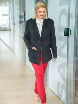 Выкройка: Жакет с цельнокроеным стоячим воротником