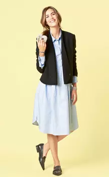 Выкройка: Жакет с цельнокроеным воротником-стойкой