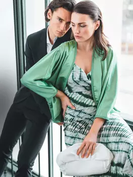 Выкройка: Жакет с цельнокроеными рукавами