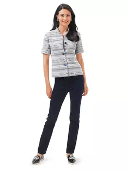 Выкройка: Жакет с короткими рукавами