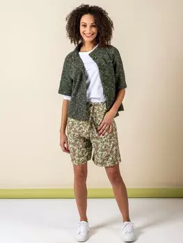 Выкройка: Жакет с короткими рукавами реглан