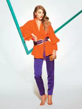 Выкройка: Жакет с поясом