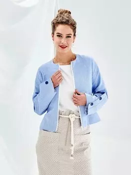 Выкройка: Жакет с расклешенными рукавами