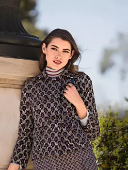 Выкройка: Жакет с рукавами 7/8