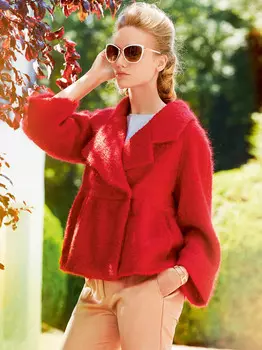 Выкройка: Жакет с рукавами реглан