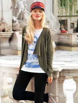 Выкройка: Жакет с рукавами реглан