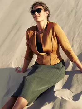 Выкройка: Жакет с рукавами реглан 3/4