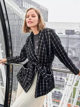 Выкройка: Жакет с шалевым воротником