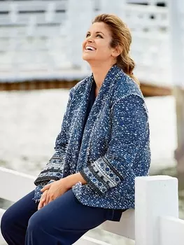 Выкройка: Жакет с шалевым воротником