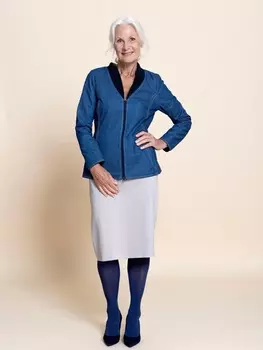 Выкройка: Жакет с шалевым воротником