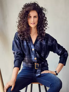 Выкройка: Жакет с широким поясом