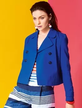 Выкройка: Жакет с широкими лацканами