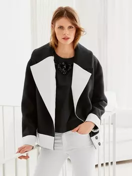 Выкройка: Жакет с широкими лацканами