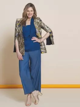 Выкройка: Жакет с широкой линией плеч