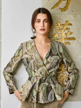 Выкройка: Жакет с V-вырезом