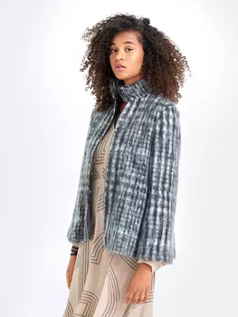 Выкройка: Жакет с воротником-стойкой