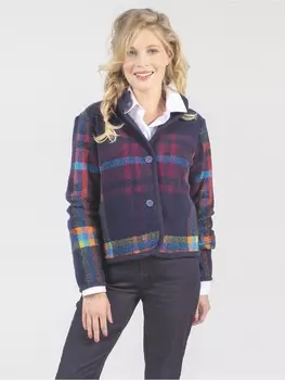 Выкройка: Жакет с воротником-стойкой