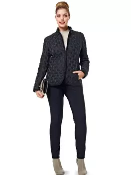 Выкройка: Жакет с воротником-стойкой