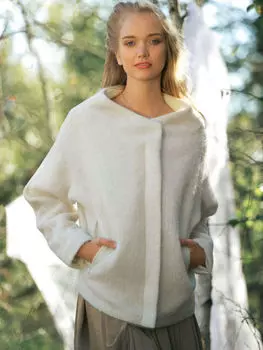 Выкройка: Жакет с вырезом горловины лодочкой